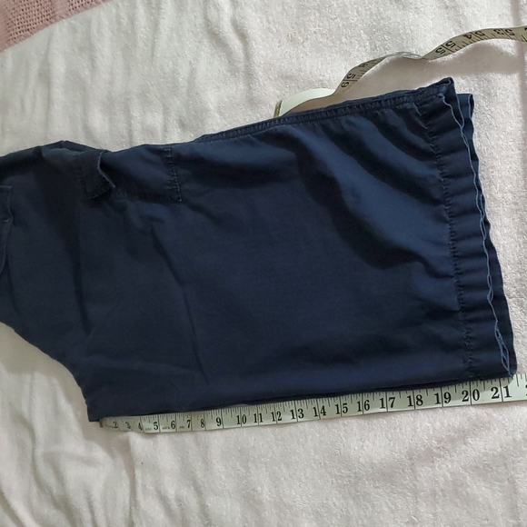 CARIBBEAN JOE Women's Navy Blue 7-Pocket Capris-Velcro-EUC-Sz 8 - Picture 15 of 17